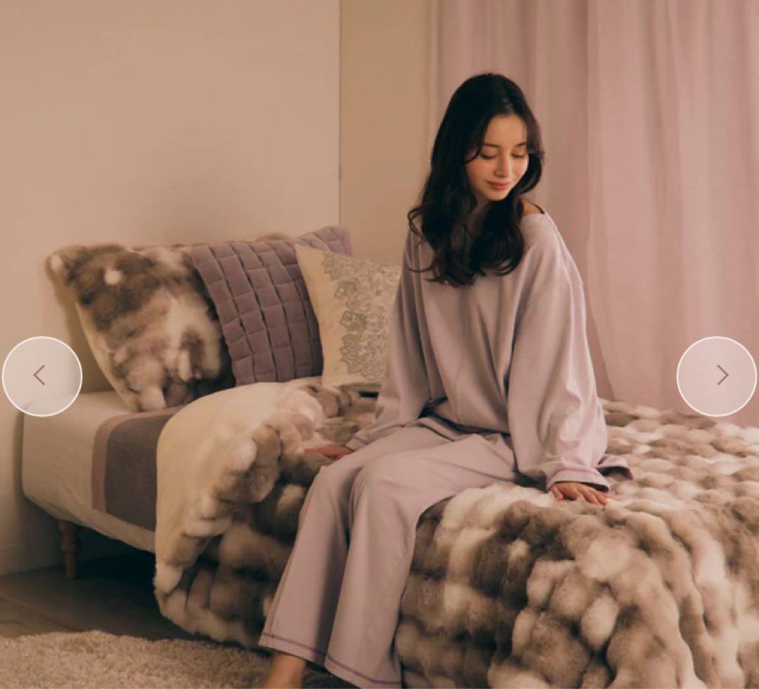 ☆★☆Francfranc WARMYポコモコファー掛け布団カバーシングル☆★☆