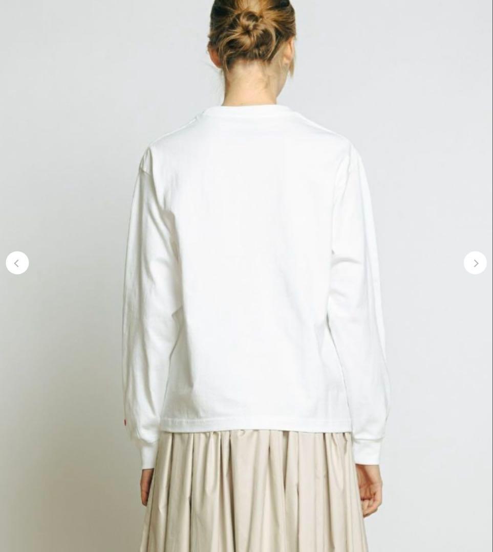 ダブルスタンダード　長袖Tシャツ ホワイト