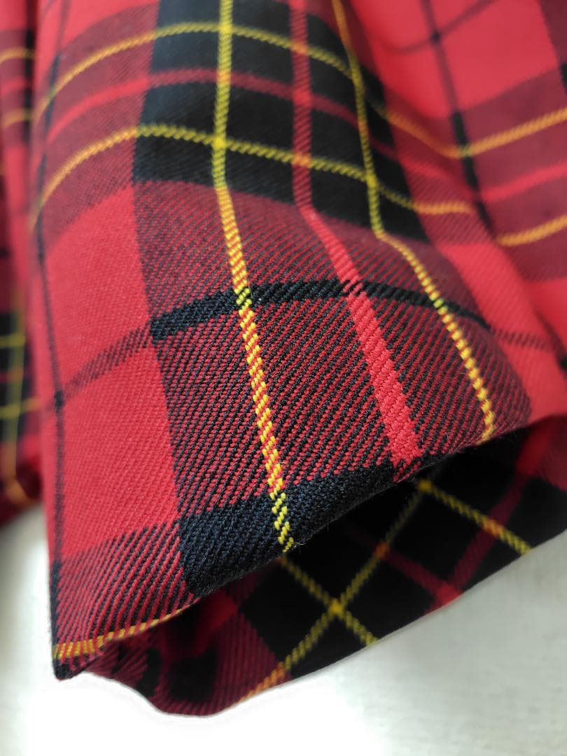 COMME des GARCONS　赤チェック　バルーンパンツ