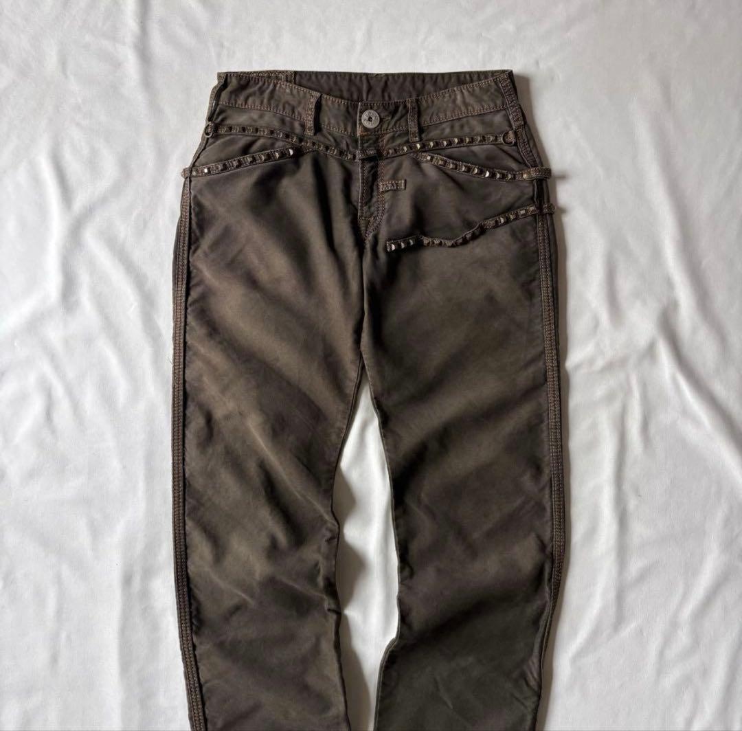 パンツ 90s-00s M.F.G studs design cotton pants