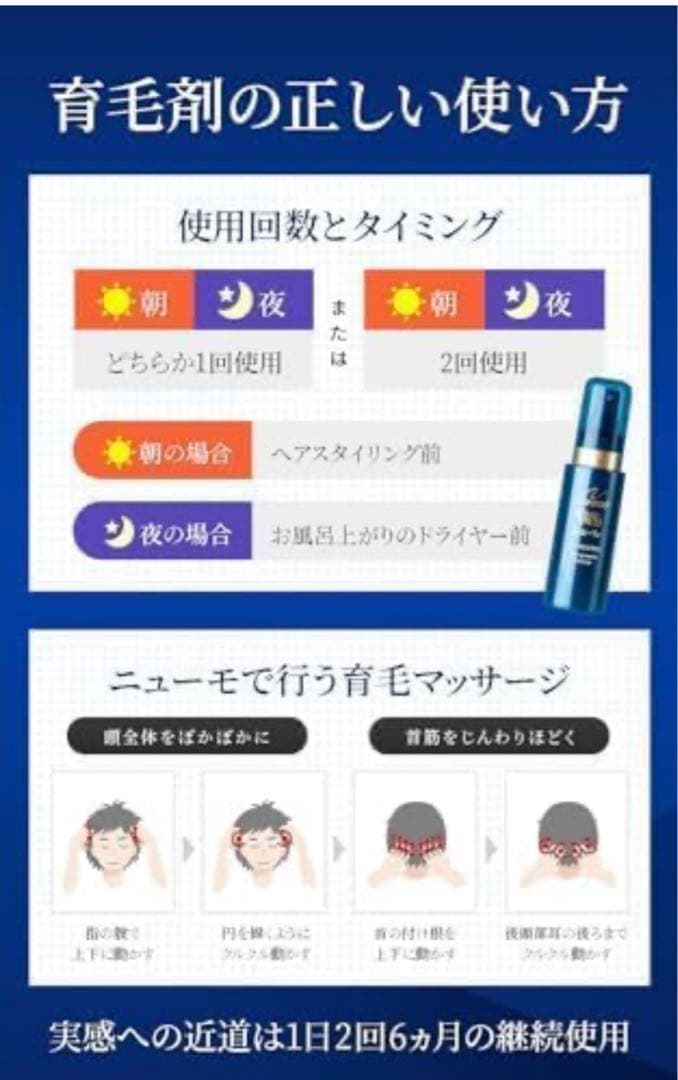 ニューモ 育毛トニック 75ml 4本セット