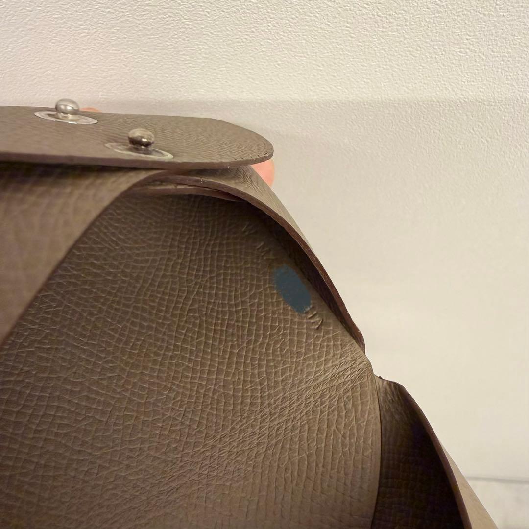 【新品】エルメス カルヴィデュオ エトゥープ HERMES CALVI DUO