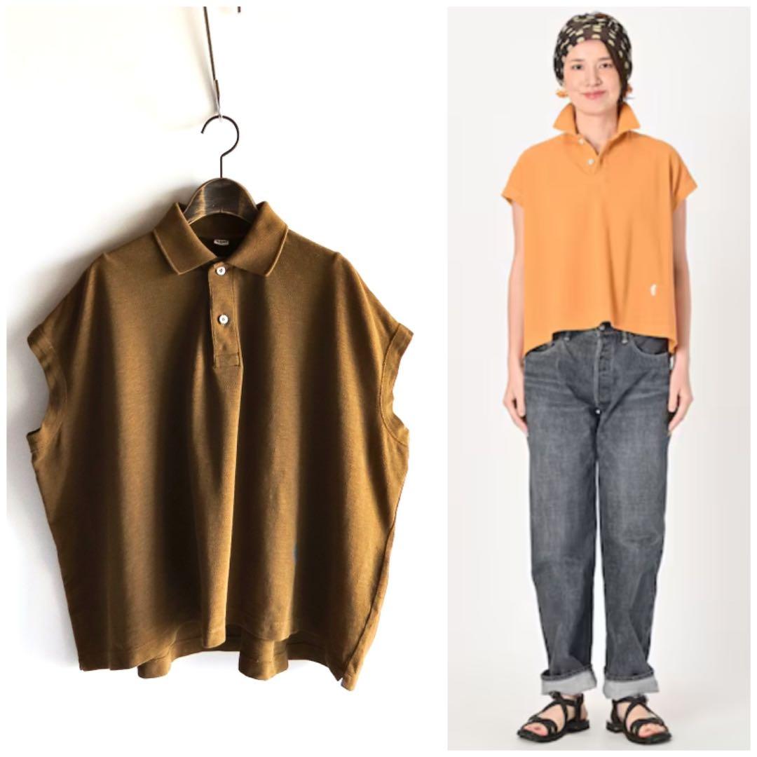 美品 45R ジンバカノコの33色馬ポロ タツノオトシゴ刺繍 ゆったり