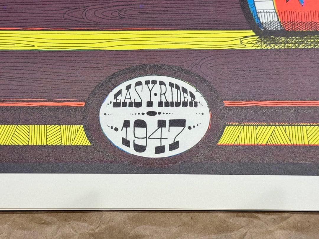 希少 ポパイ オリーブ 70s ブラックライトEASY•RIDER1947