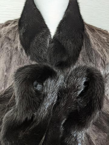 104　リス　毛皮　ミンク　リバーシブル　ライナー　リアルファーコート