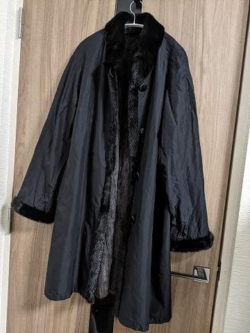 104　リス　毛皮　ミンク　リバーシブル　ライナー　リアルファーコート