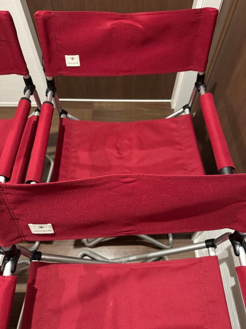 スノーピーク　FDチェアワイド RD 4脚セット