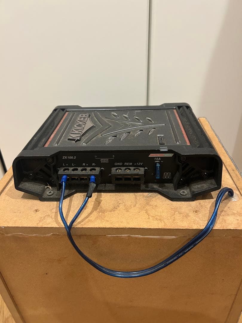 KICKER キッカー ZX100.2 ウーファー　アンプ　セット