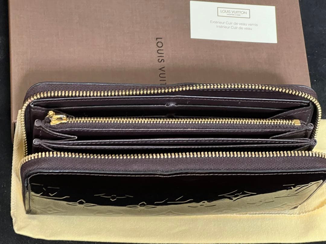 Louis Vuitton 長財布 ヴェルニ　ジッピー　ウォレット