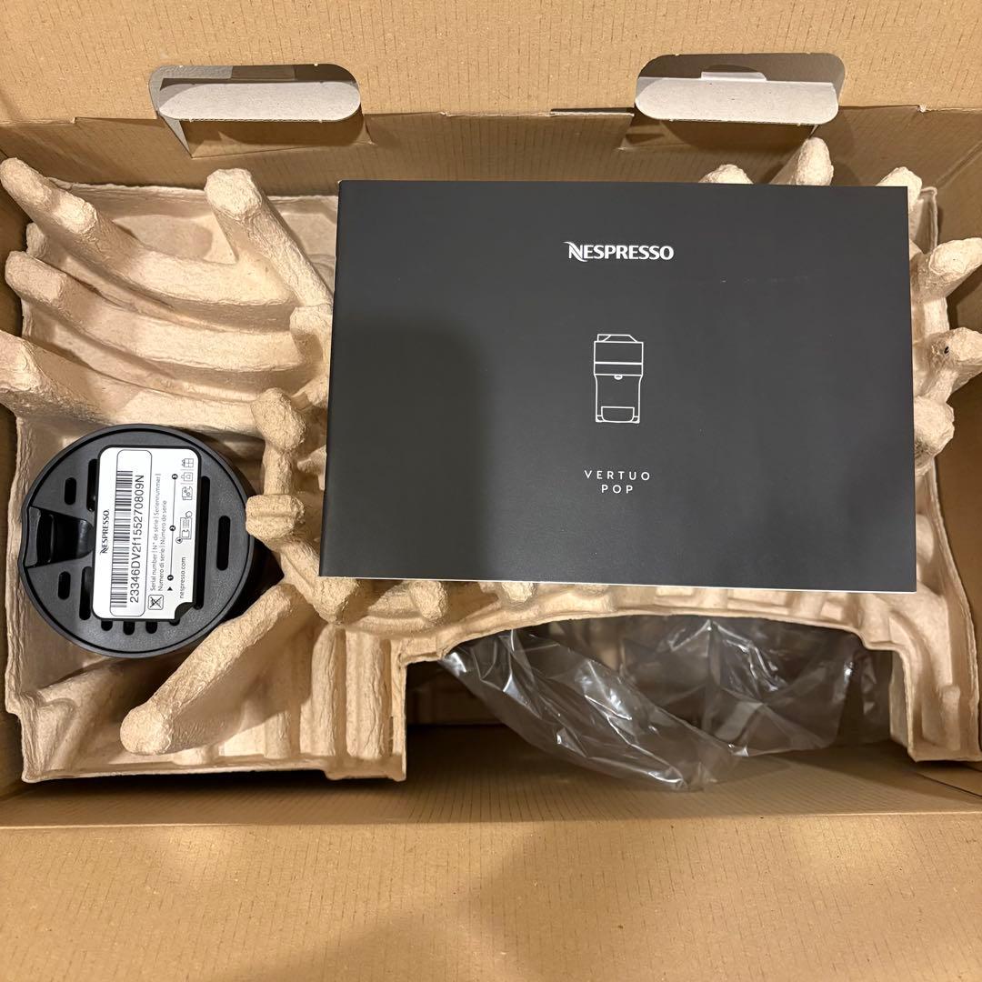 【新品未使用】Nespresso ヴァーチュオポップ/ブラック