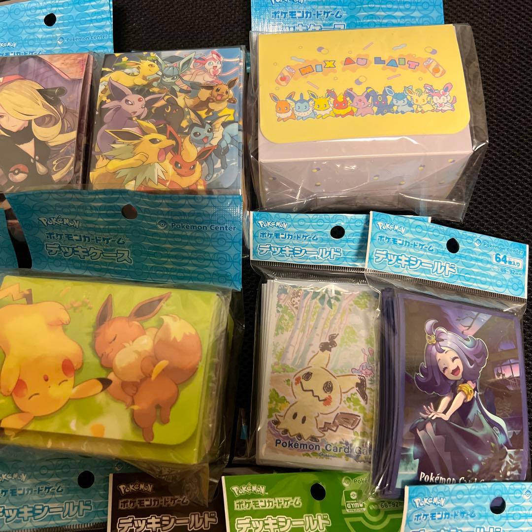 ポケカ　デッキケース　10個　デッキシールド　26個　計36個