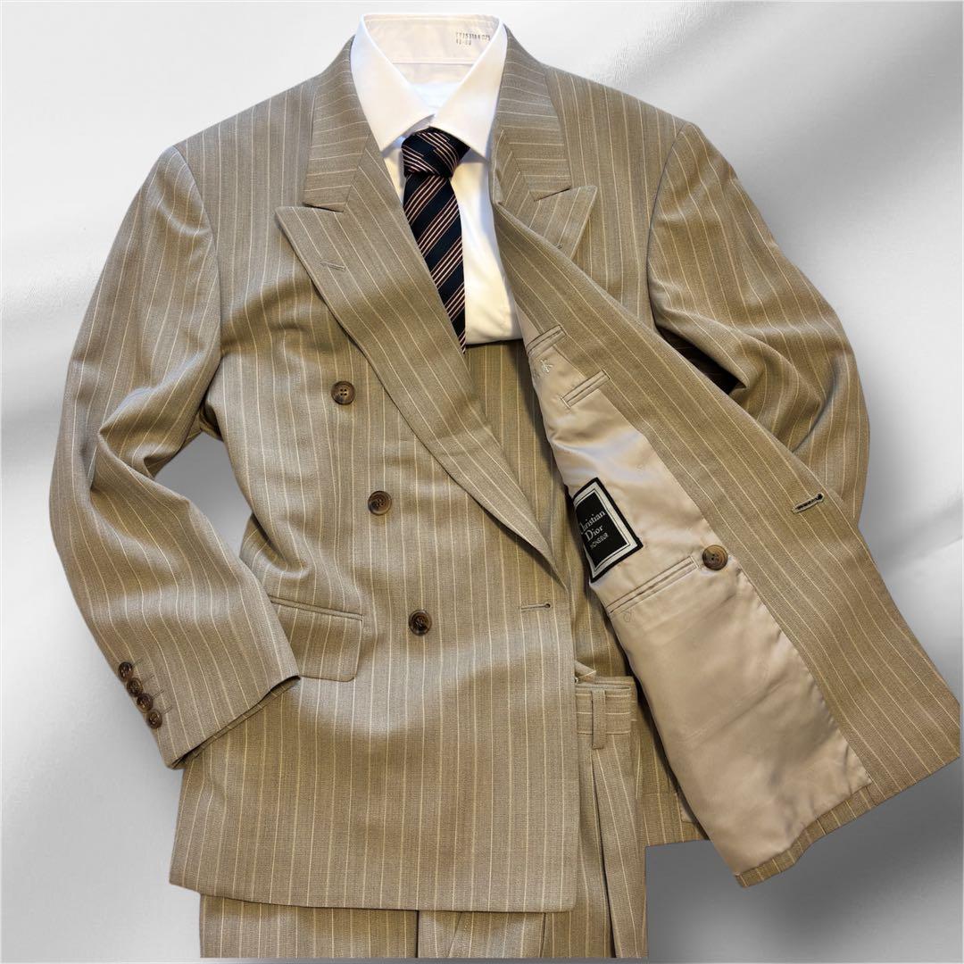 【美品】✨Christian Dior スーツ ダブルブレストM