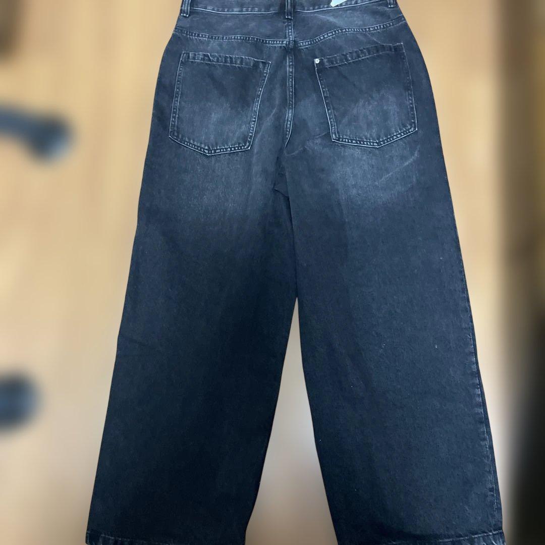 ギャップ　スーパーバギーデニム　ブラック30/30