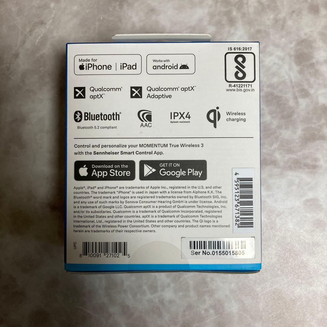 【新品・未開封】momentum True Wireless 3 ケース付き