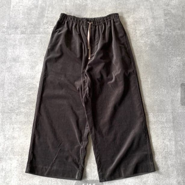 veritecoeurベルベティパンツグレーvc-2519