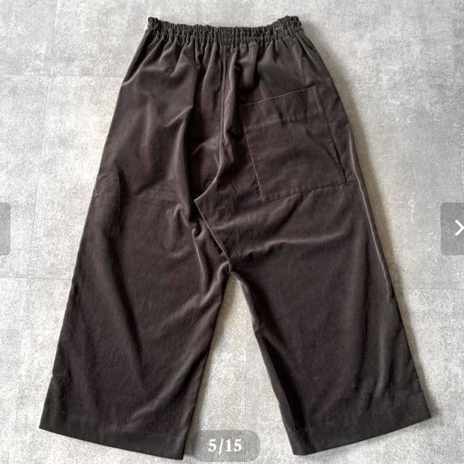 veritecoeurベルベティパンツグレーvc-2519