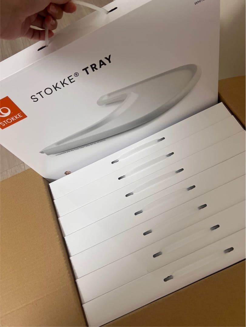 【正規品】新品未使用 STOKKEストッケ　トリップトラップ トレイ　ホワイト