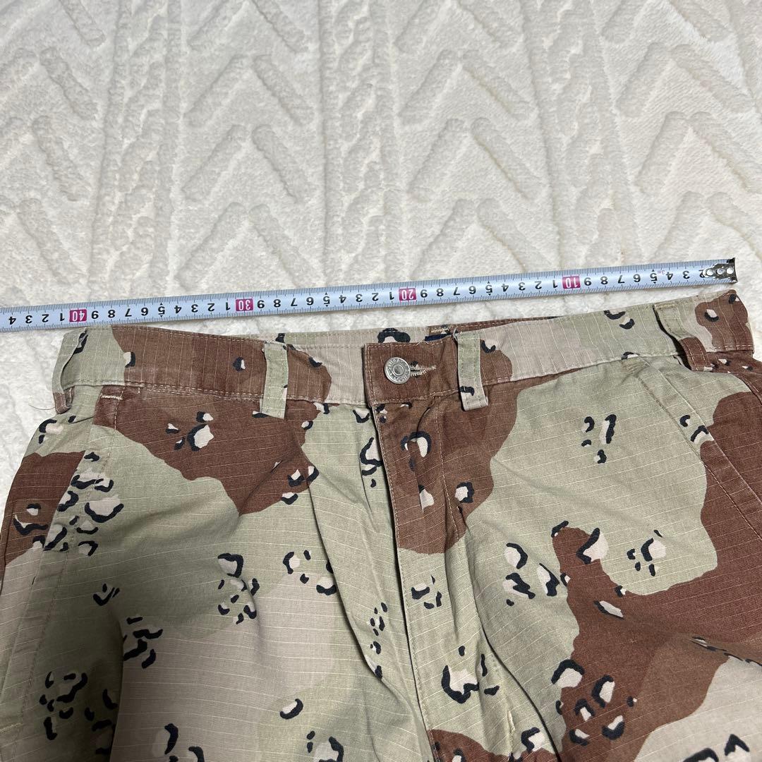 ステューシー迷彩カーゴパンツ サイズ32 made in USA 100％綿