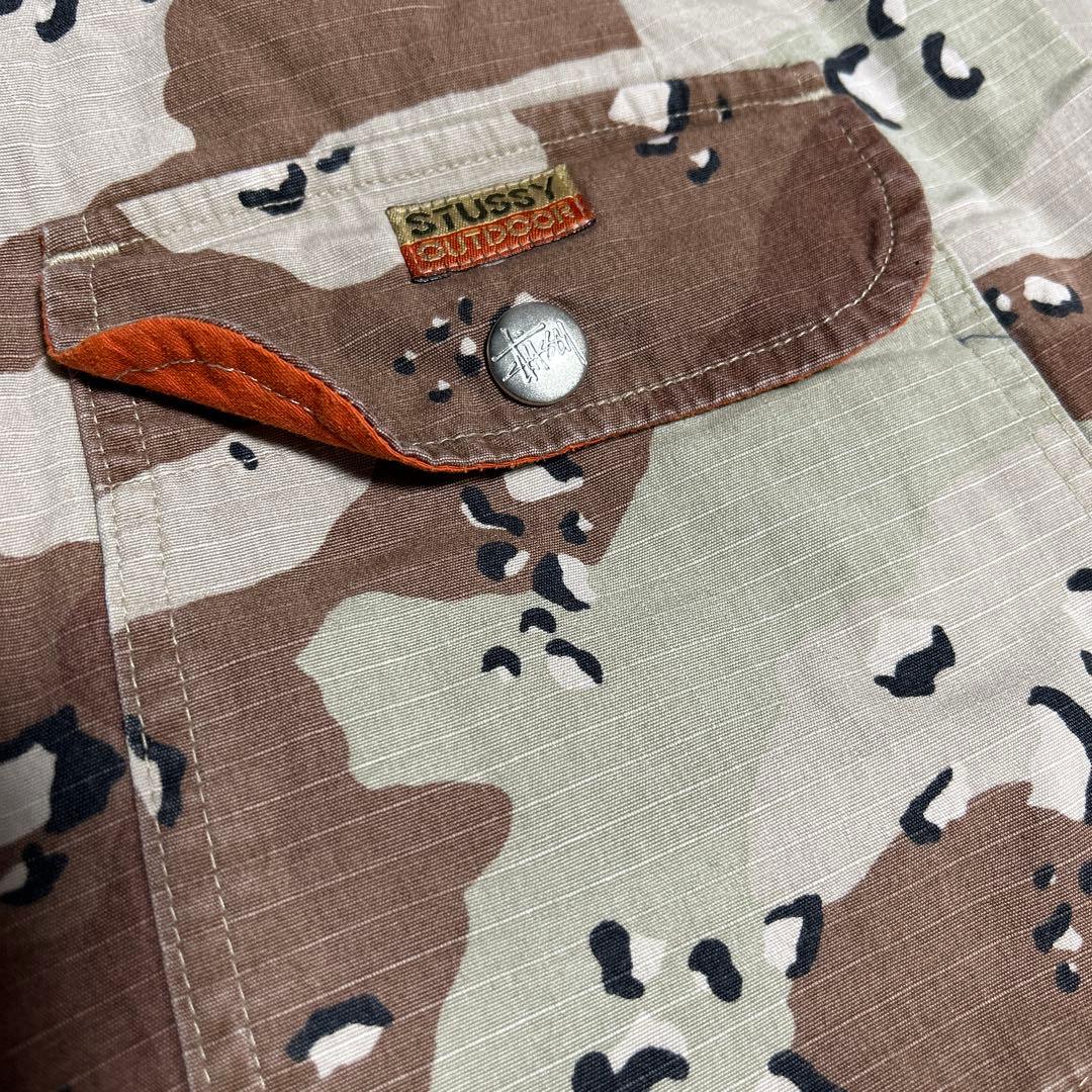 ステューシー迷彩カーゴパンツ サイズ32 made in USA 100％綿