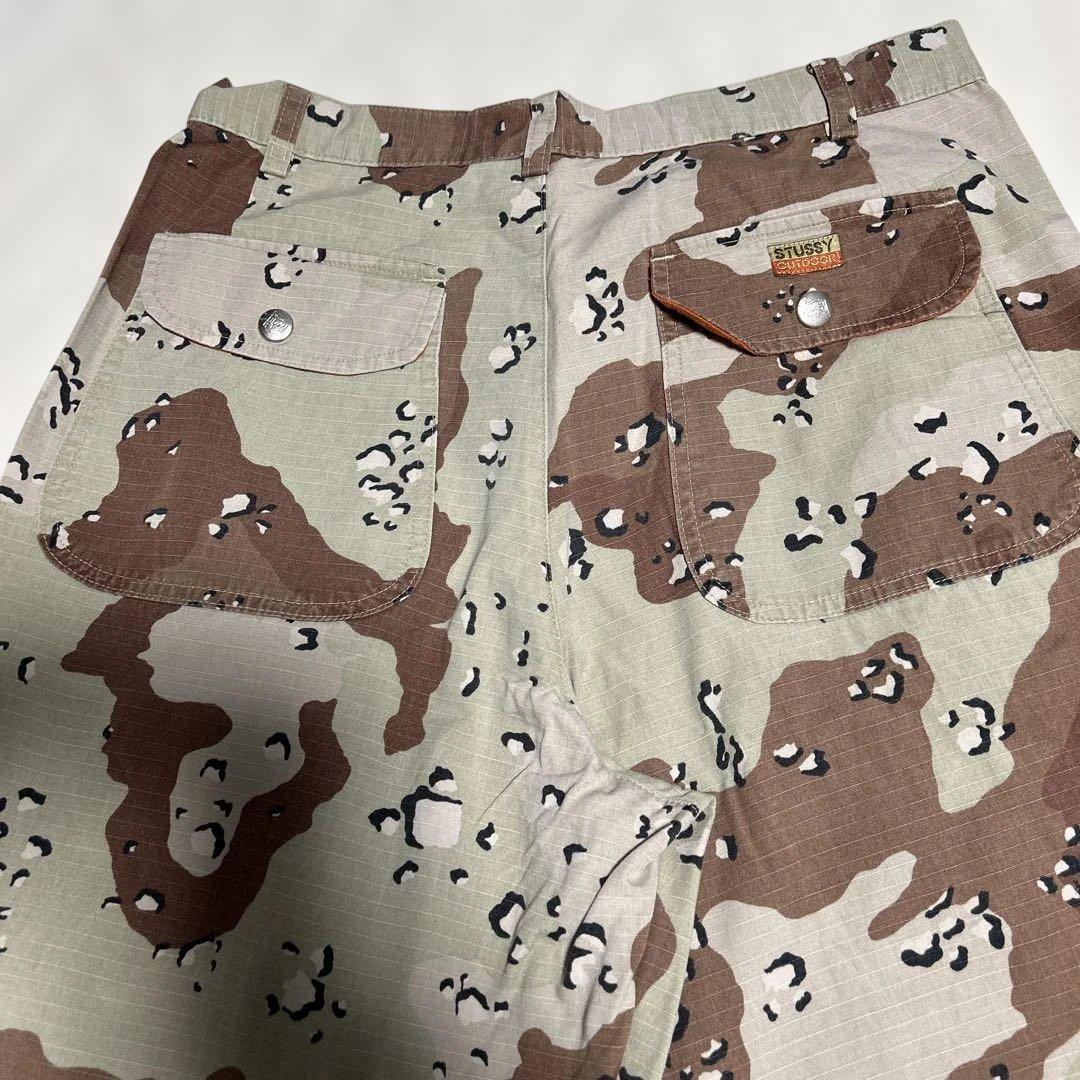 ステューシー迷彩カーゴパンツ サイズ32 made in USA 100％綿