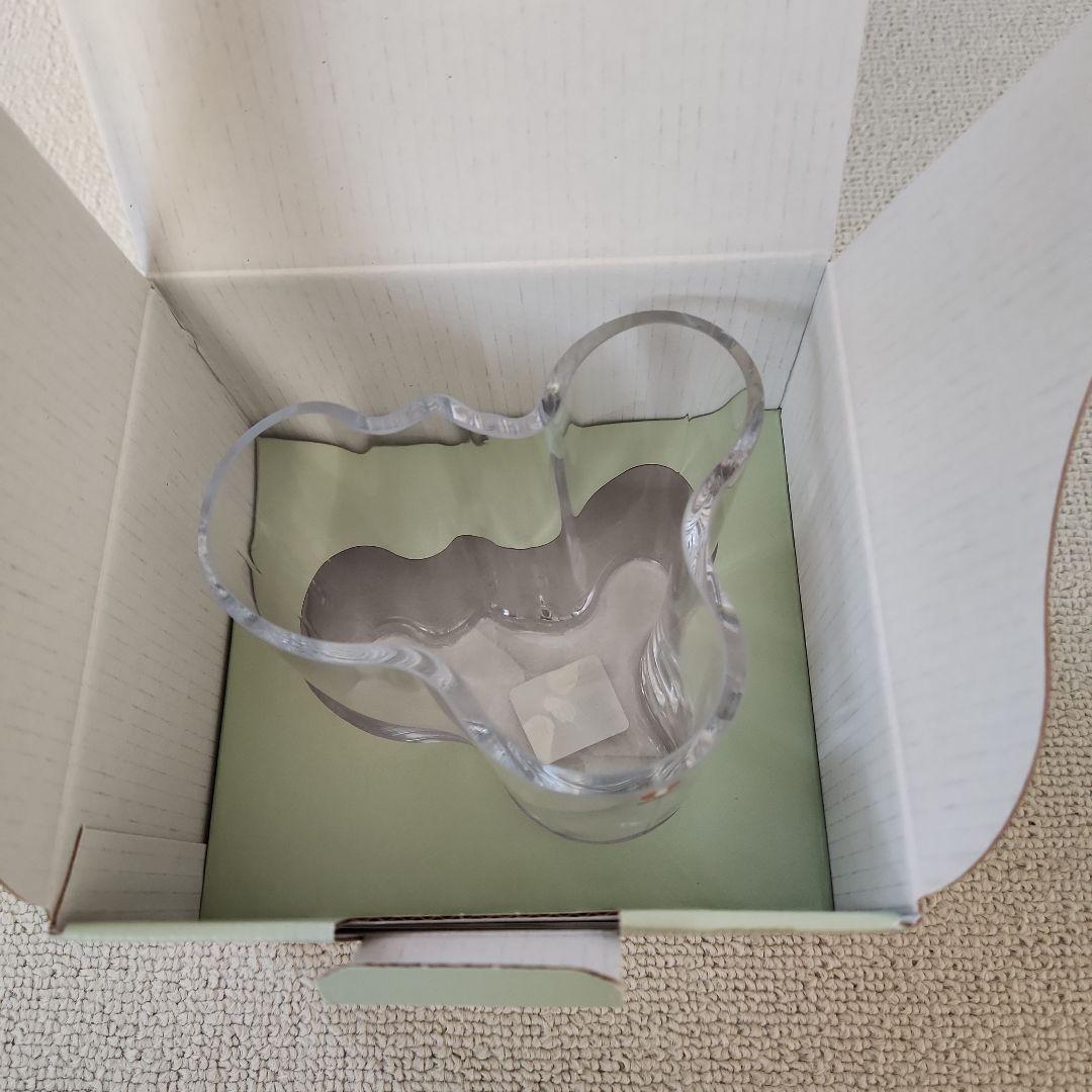 未使用新品・ AALTO 花瓶 クリアガラス　95㎜