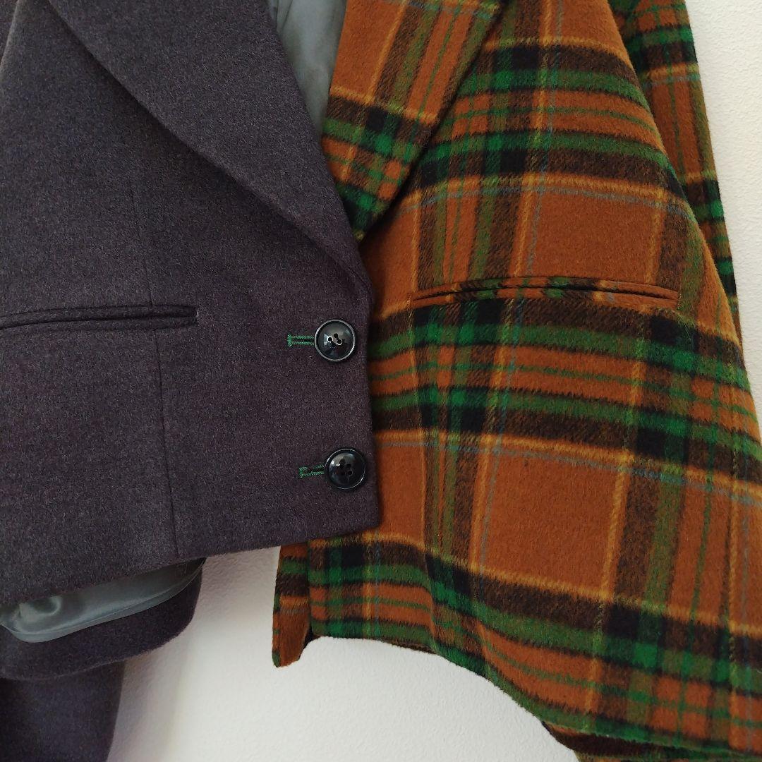 ヘリンドットサイ バイカラー アシンメトリー ジャケット※新品※