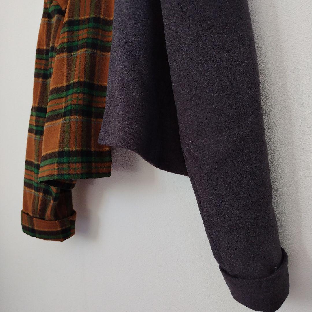 ヘリンドットサイ バイカラー アシンメトリー ジャケット※新品※