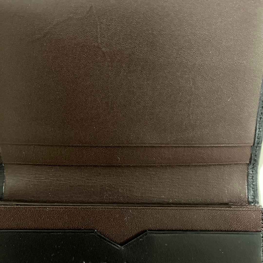 【未使用】イブサンローラン　ブラック レザー カードケース　名刺入れ