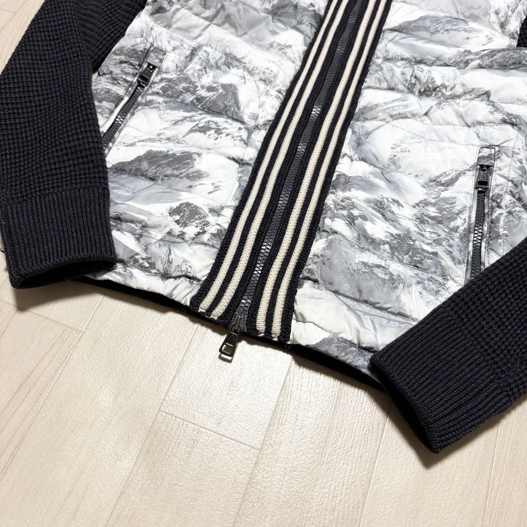 美品◎モンクレール マグリオーネ カーディガン ダウンジャケット ニット 切替