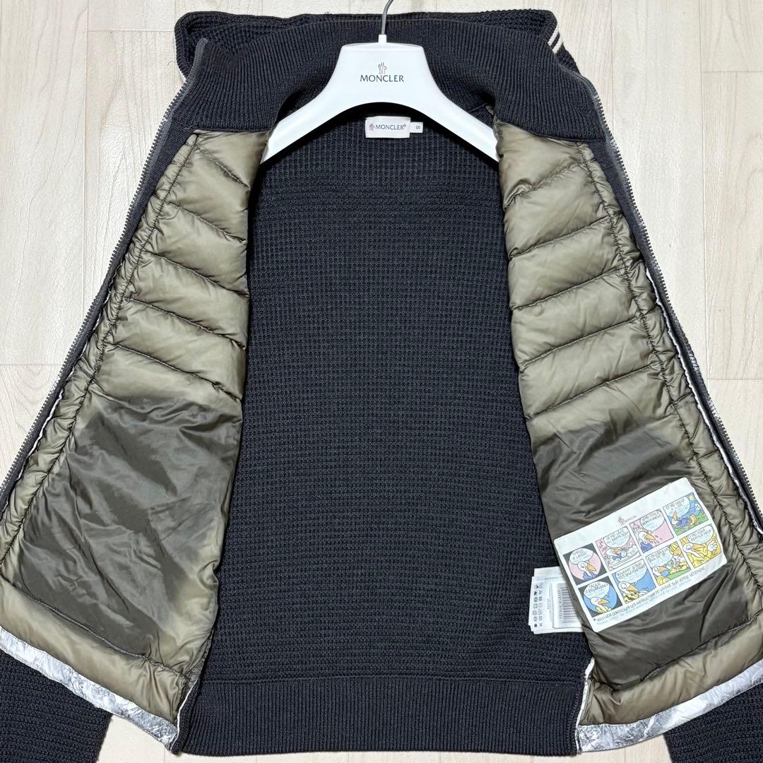 美品◎モンクレール マグリオーネ カーディガン ダウンジャケット ニット 切替