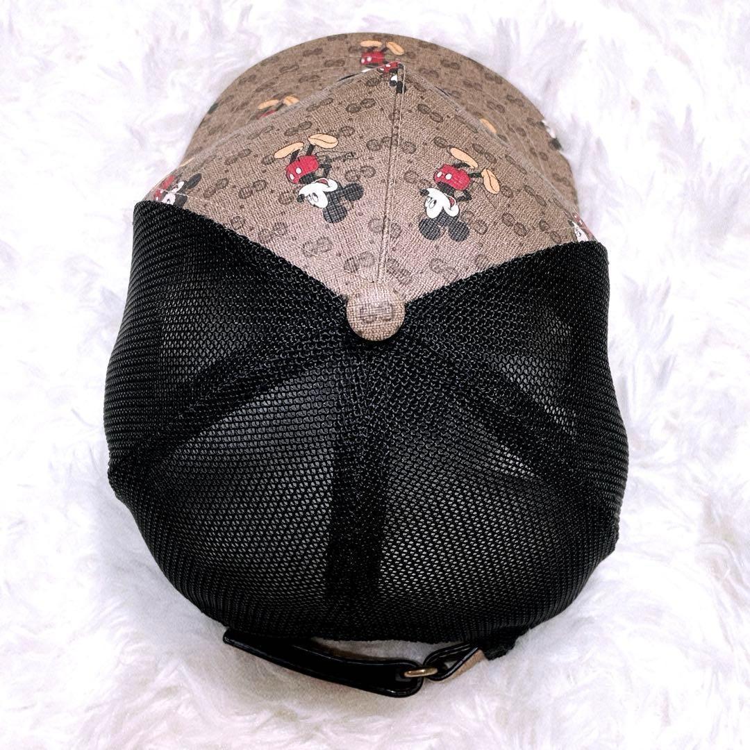 GUCCI グッチ　ミッキーマウスコラボ　GGスプリーム　キャップXL