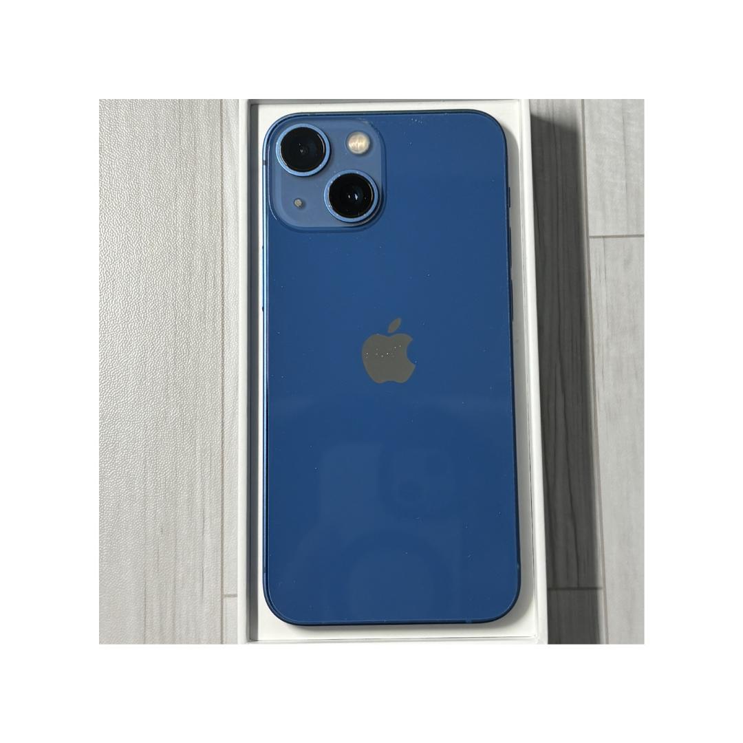 iPhone 13 mini ブルー 128GB SIMフリー　新品バッテリー