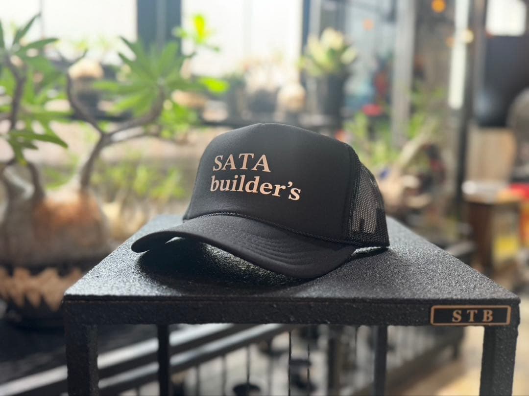 佐田ビルダーズ　ブラック　メッシュ　キャップ　バットボーイズ