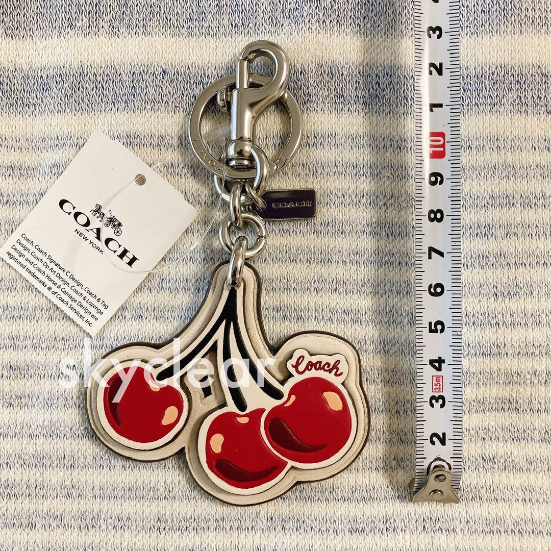 新品❇︎正規品 COACH チェリー さくらんぼ チャーム キーリング