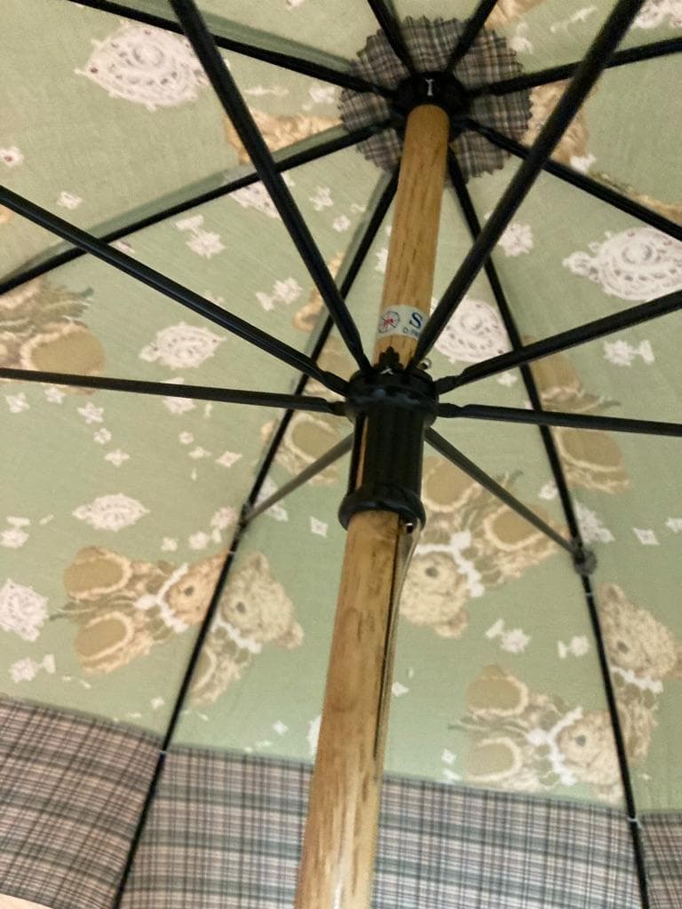ピンクハウス　PINK　HOUSE　　長傘　未使用　クマ　緑