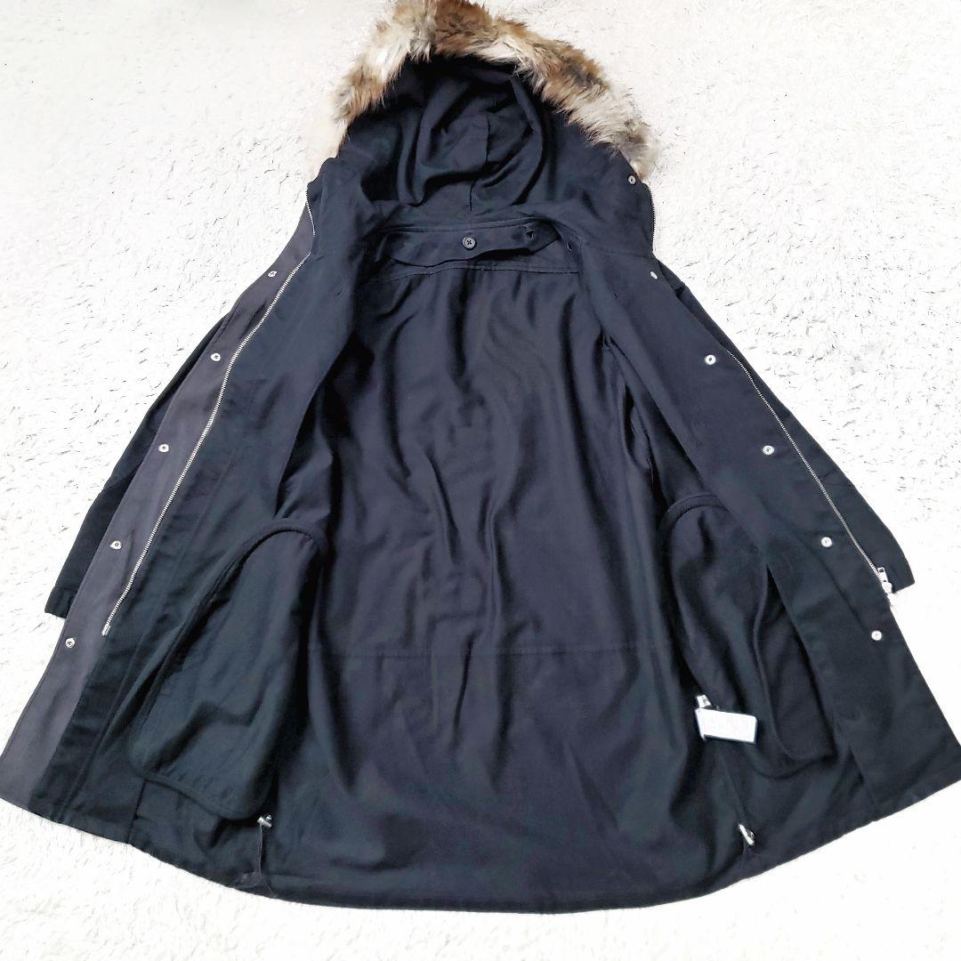 【最終価格】ツモリチサト アマモール 中綿ライナー付きモッズコート ファー着脱可