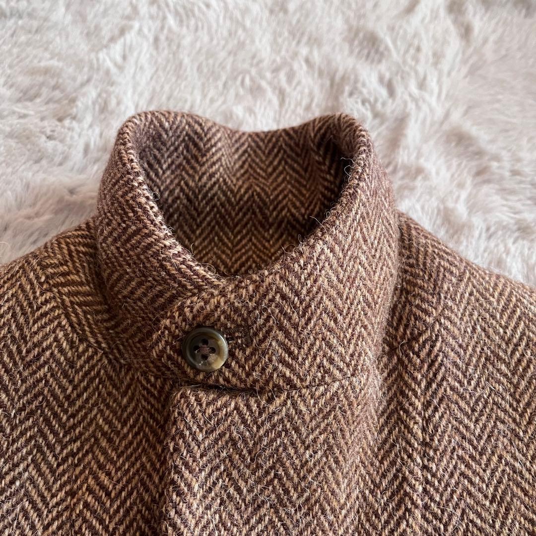 ラルフローレン　アルパカ混ウールテーラードジャケット　ヘリンボーンM 9