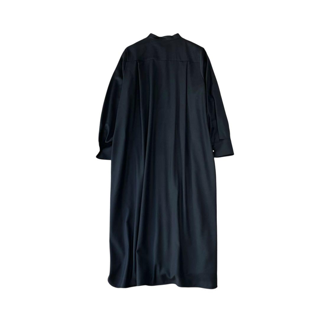 完売✨ほぼ未使用✨SHIPS パールモチーフボタンワンピース ウール ブラック