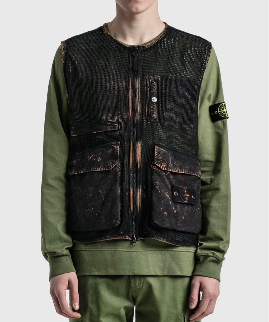 Stone  コットン リップストップ オフダイ OVD ベスト