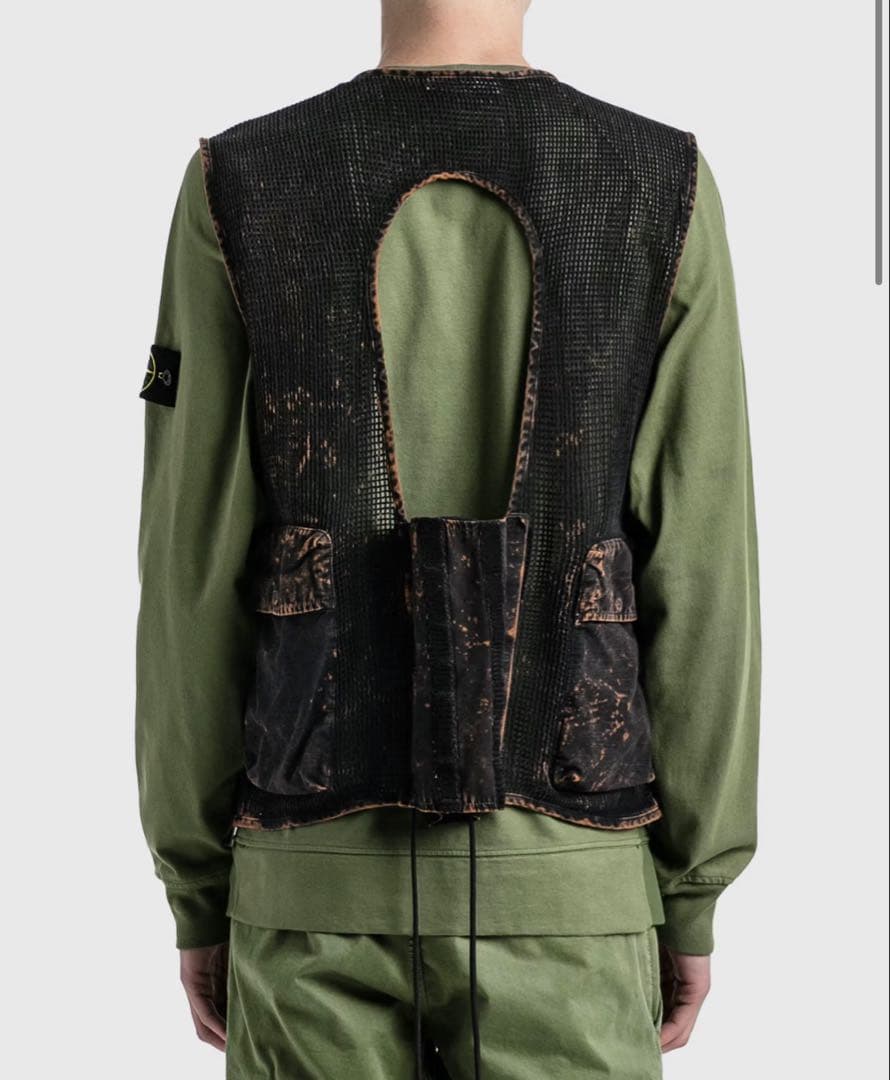 Stone  コットン リップストップ オフダイ OVD ベスト