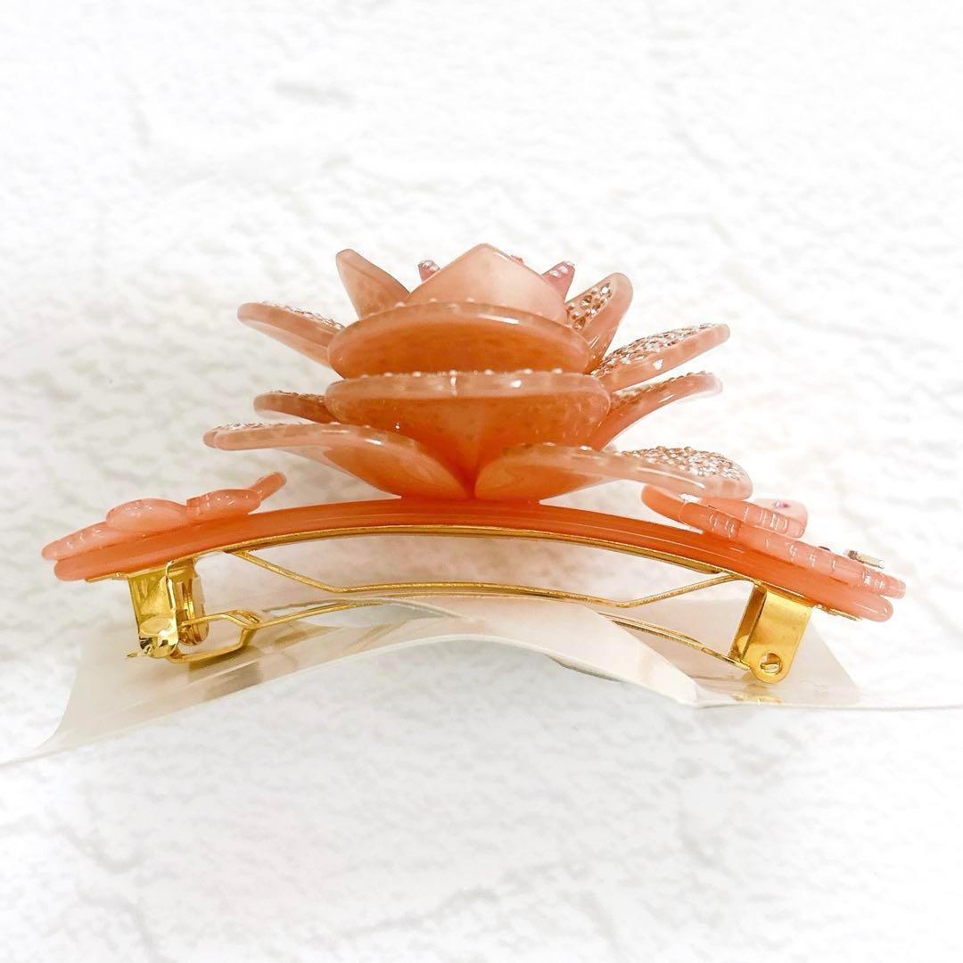 希少美品 Alexandre De Paris キラキラ ローズモチーフバレッタ