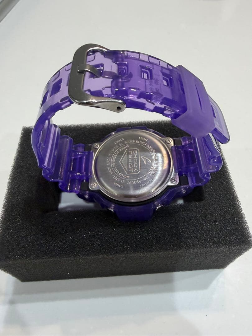 G-SHOCK dw-5900 スケルトン　クリア パープル
