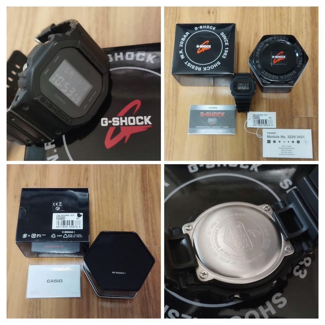 G-SHOCK DW-5600BB-1ER ブラック ヨーロッパ 逆輸入
