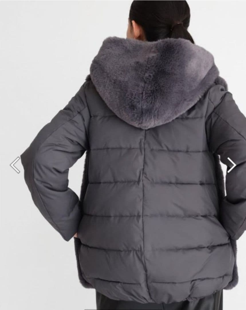 ヤダダヤ　アーガ Aga エコファー切り替えコート　グレ　新品