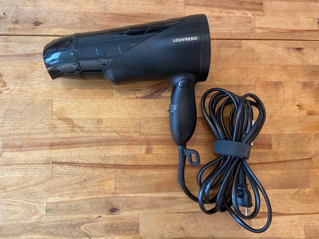 LOUVREDO 復元　ヘアドライヤー ブラック