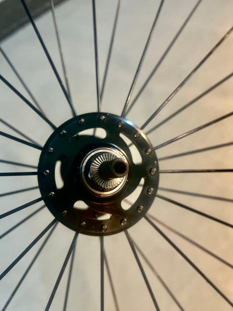 【初期Leader735純正ホイール前輪】重量1.14kg美品ピスト/フリー用