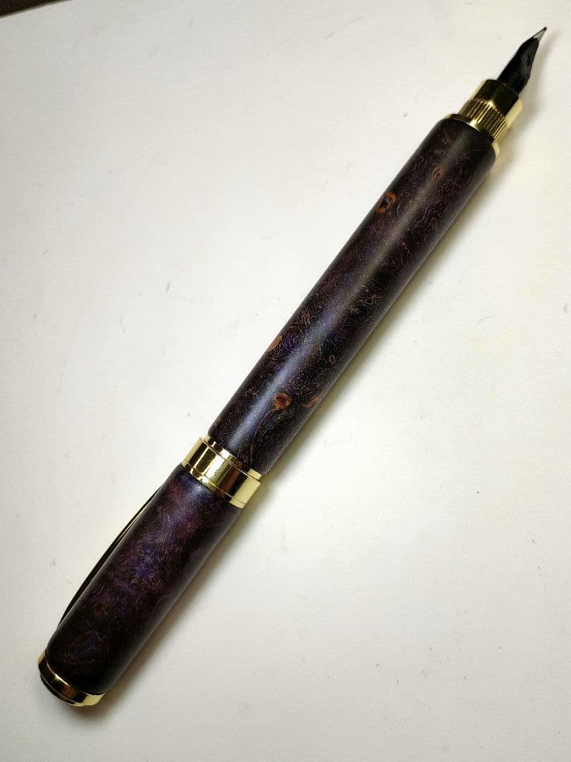 【メープルバールスタビライズドウッド】グラデュエイト万年筆