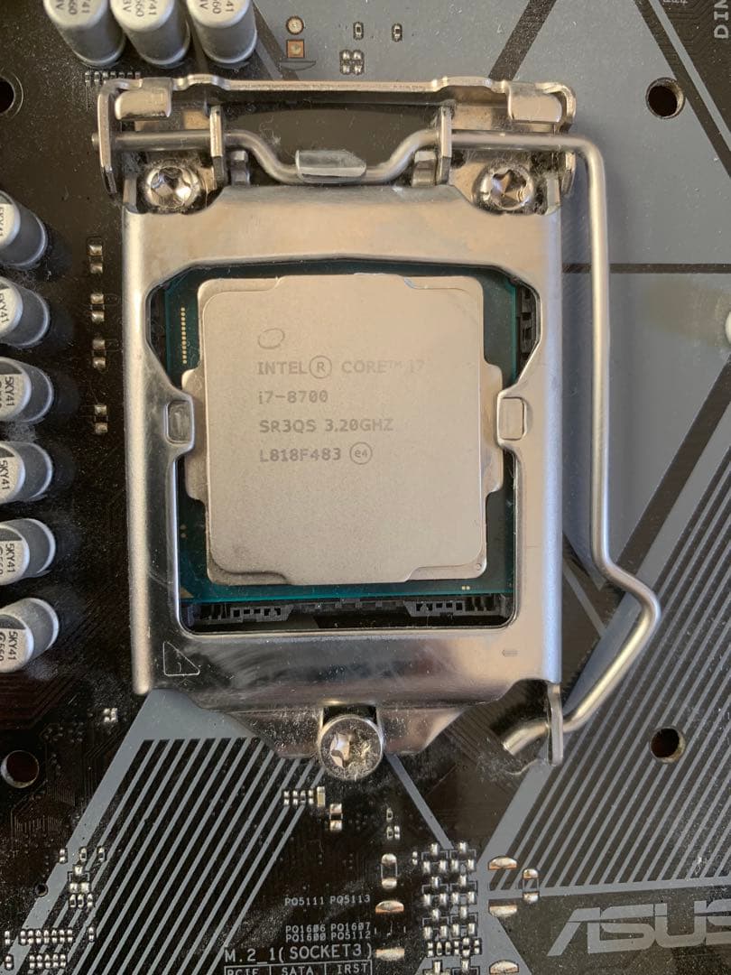 CPU intel core i7 8700 + asus prime h370-a