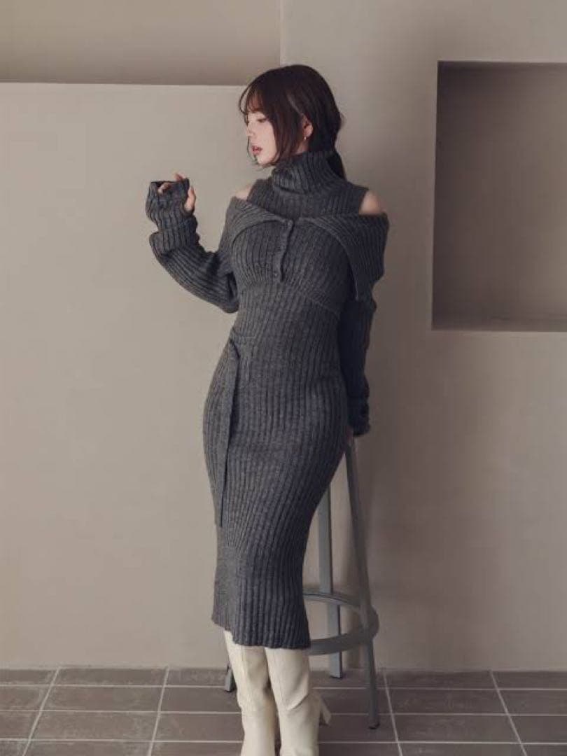 ワンピース and mary Cameo knit set cardigan