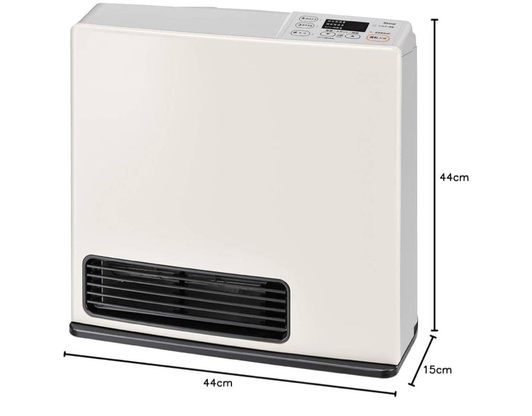 【美品】ガスファンヒーター Rinnai SRC-365E ホース付き